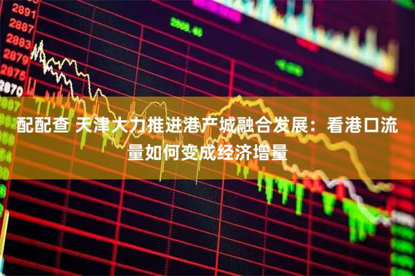 配配查 天津大力推进港产城融合发展：看港口流量如何变成经济增量