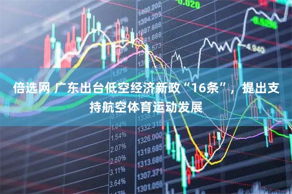 倍选网 广东出台低空经济新政“16条”，提出支持航空体育运动发展